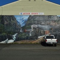 Back alley scene in Arlington